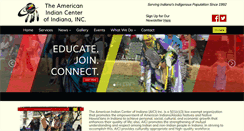 Desktop Screenshot of americanindiancenter.org